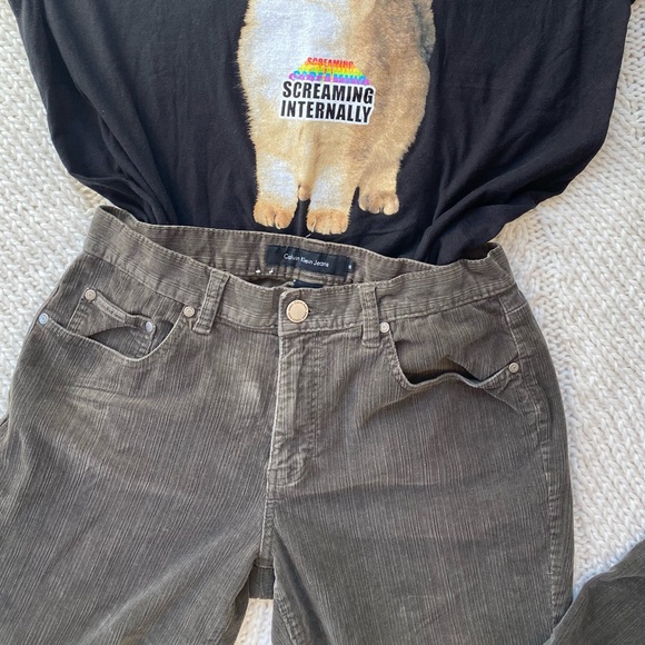 🌟SOLD🌟 Calvin Klein olive cords (10/12) - Picture 2 of 6